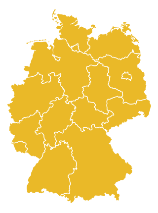 Deutschlandkarte der Landesbauordnungen